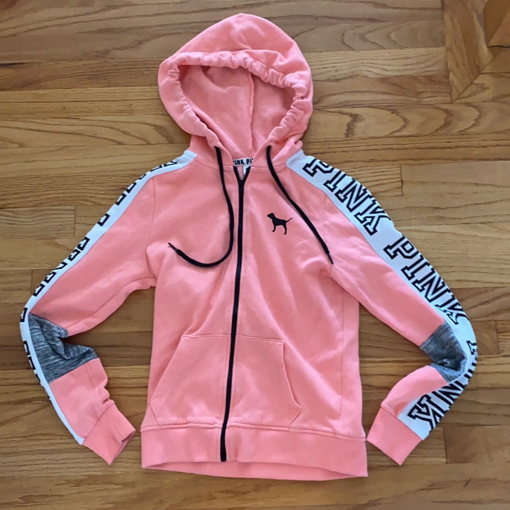 Pink zip up